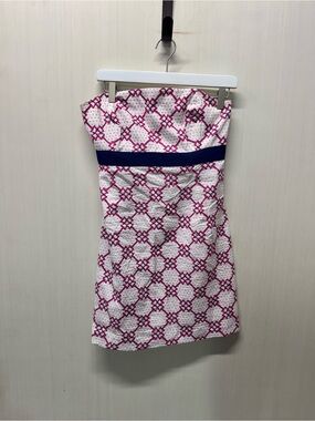 Vineyard Vines Kentucky Derby Strapless Dress